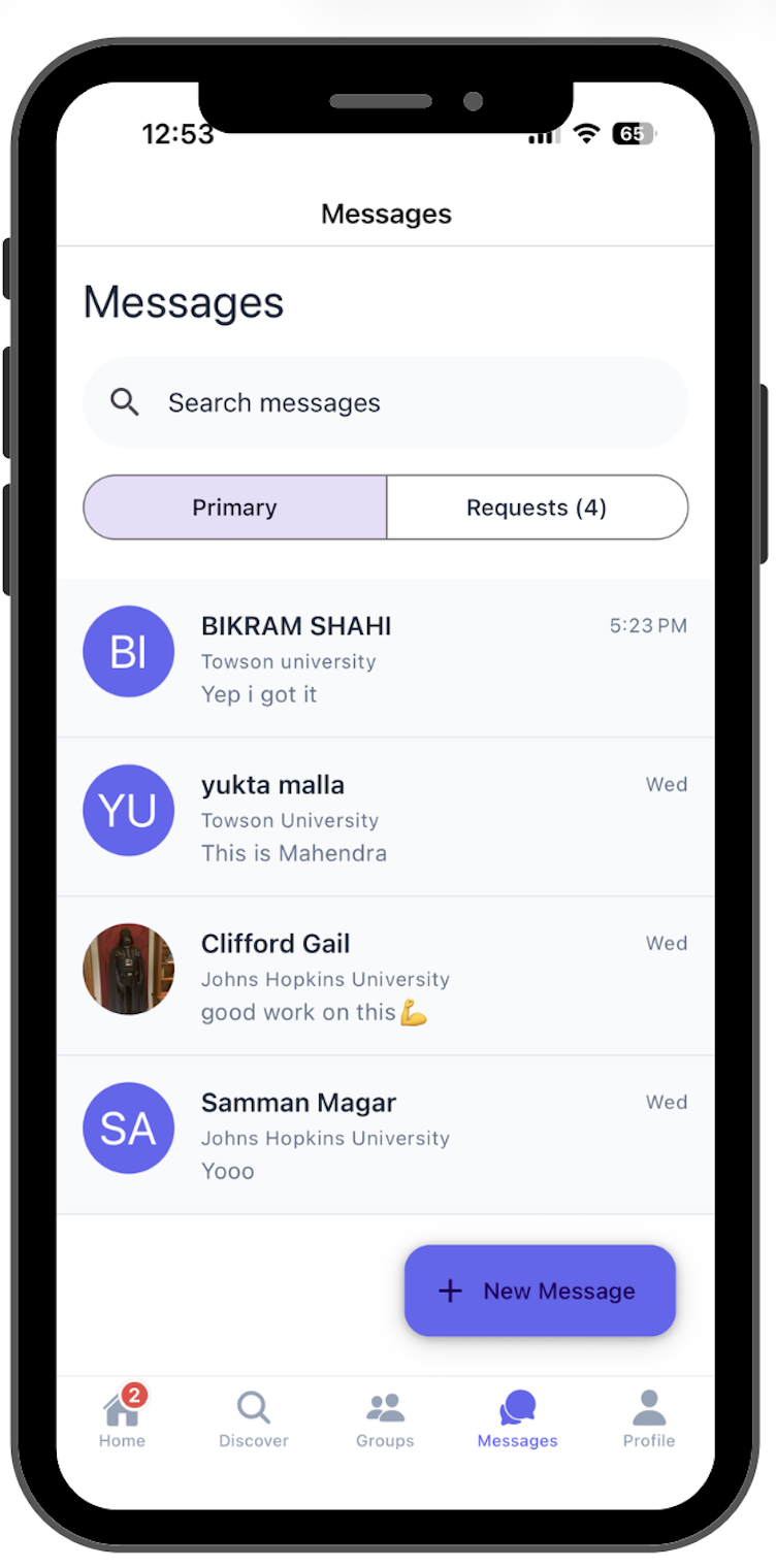 Messages – Chat with connections